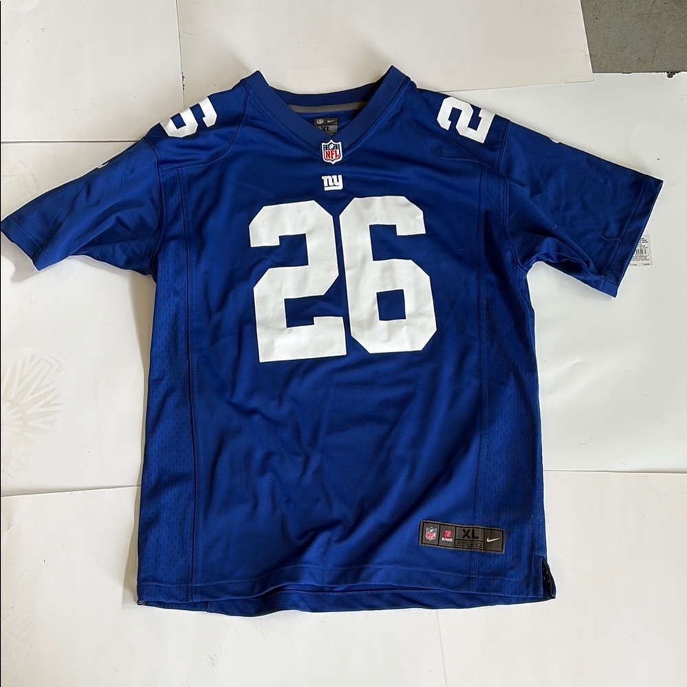New York Giants Youth XL Saquon Barkley Jersey